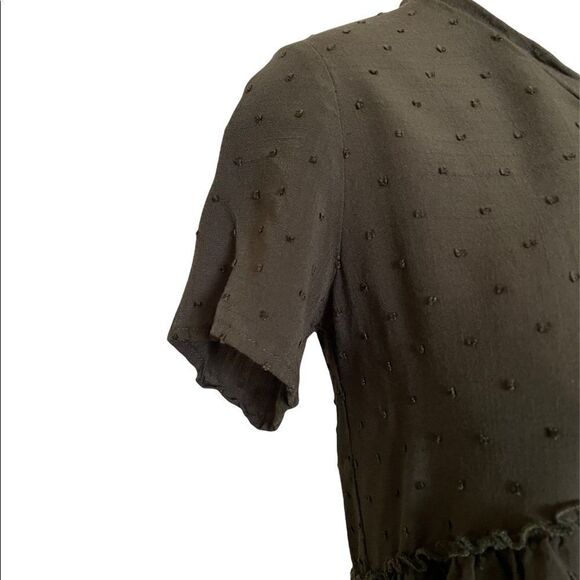 JUN & IVY Green blouse size small - Picture 5 of 8